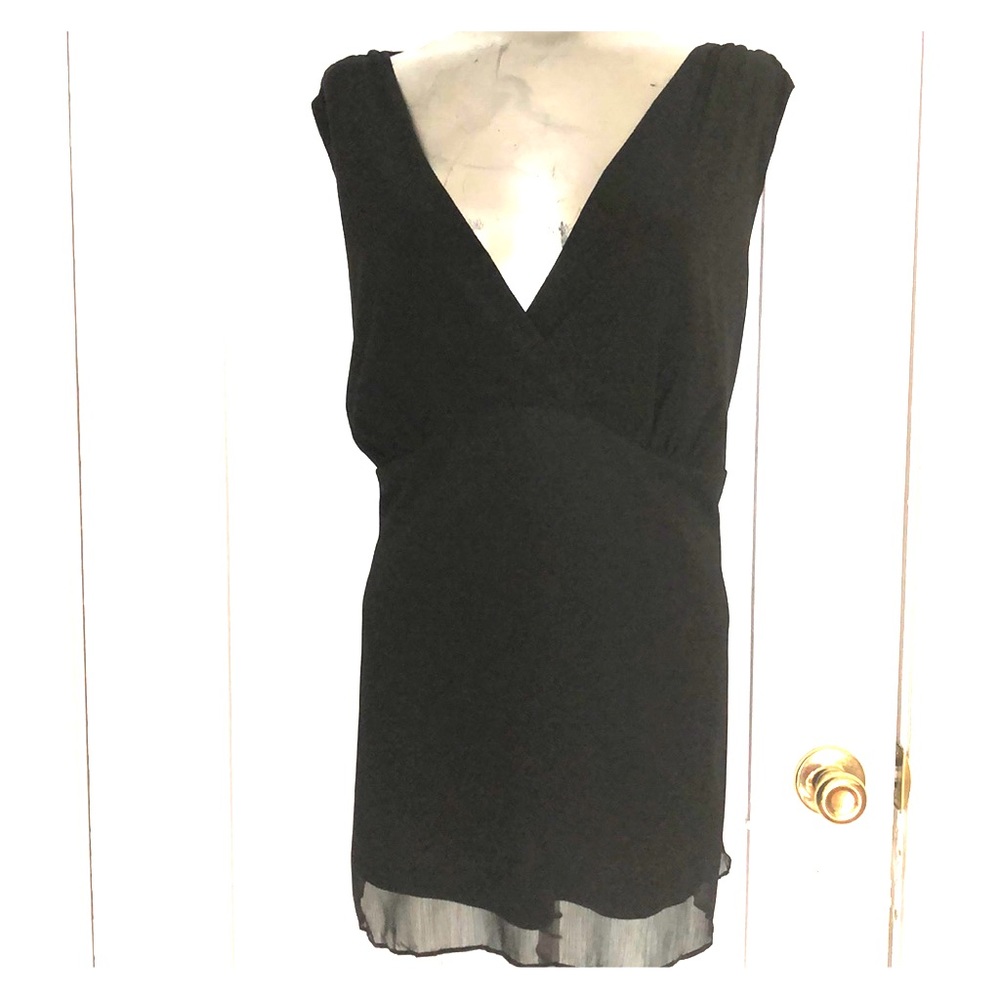 2X black blouse by Bisou Bisou woman